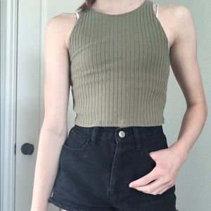 Olive green tank
